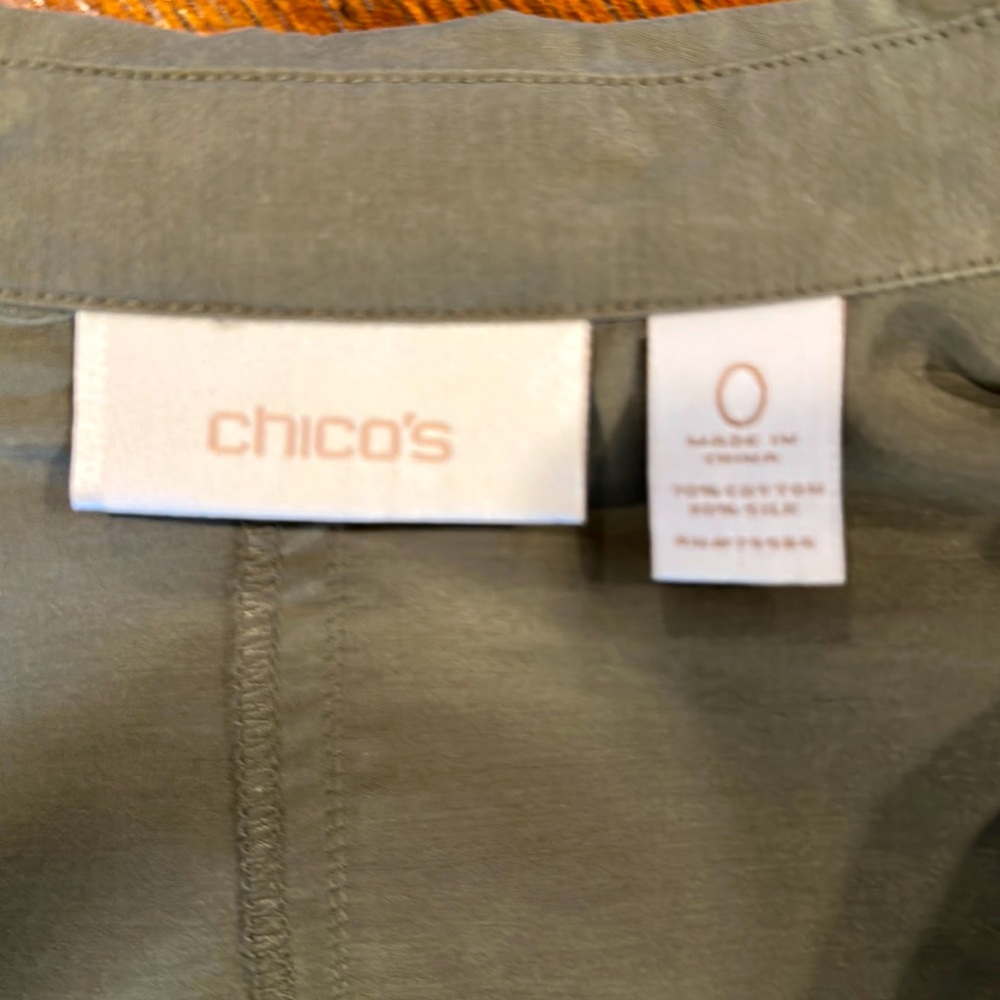 Sage green color. Very nice and soft